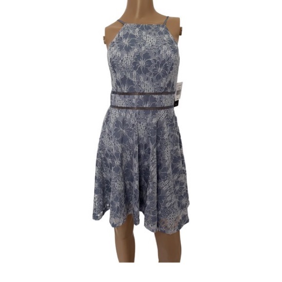 City Triangle Lavender Lace Sundress, size 9 Juniors - Picture 2 of 8